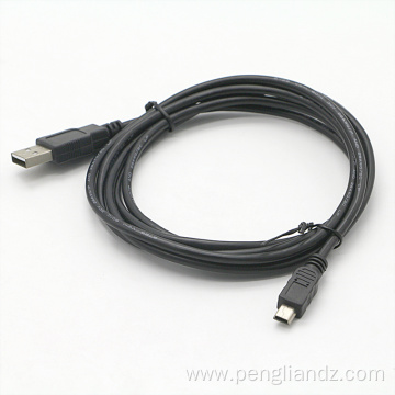 Mini USB2.0 to male 90 degree date Cable